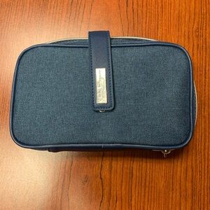 Salvatore Ferragamo Navy Textured Handbag